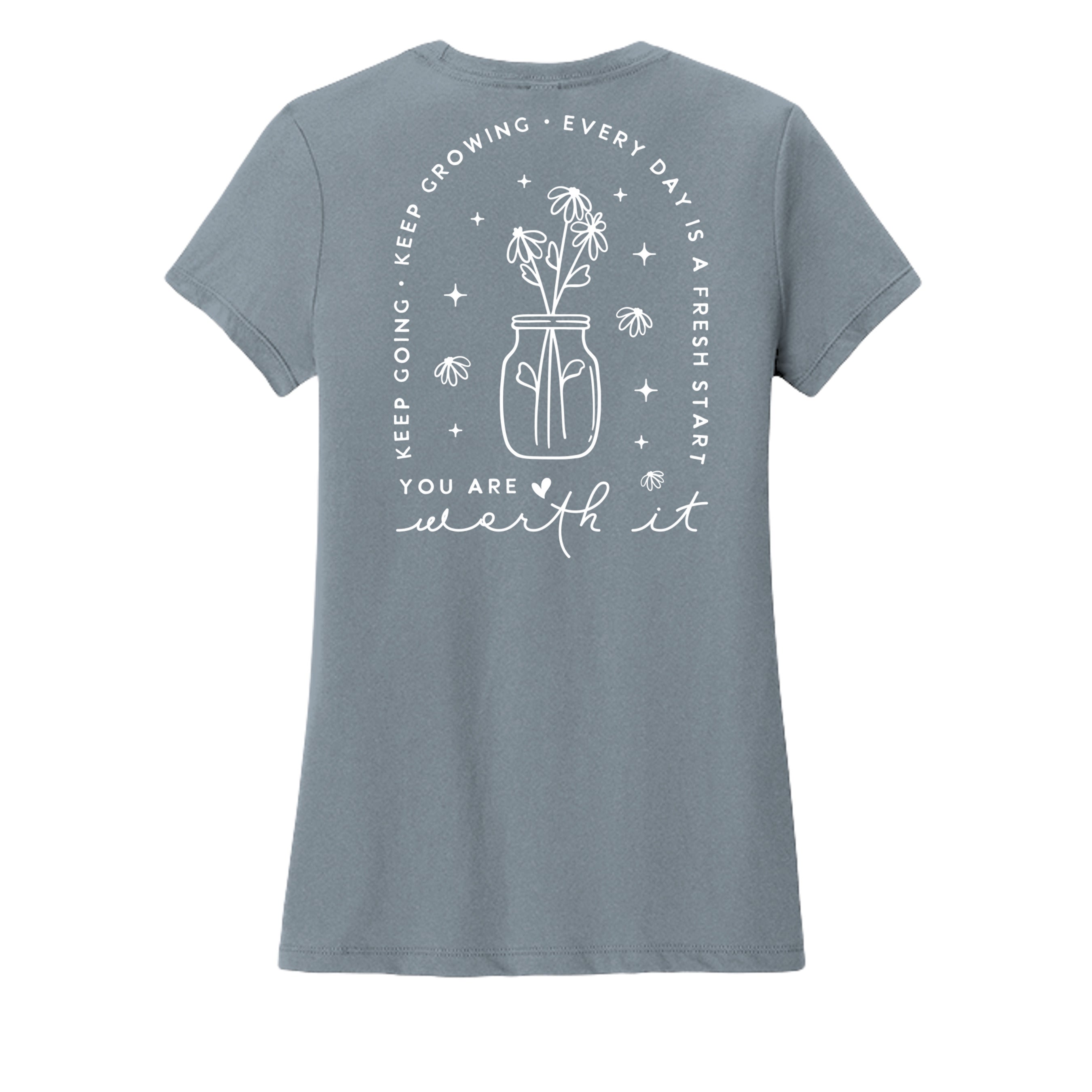 Flint Blue Heather - DM130L - BACK
