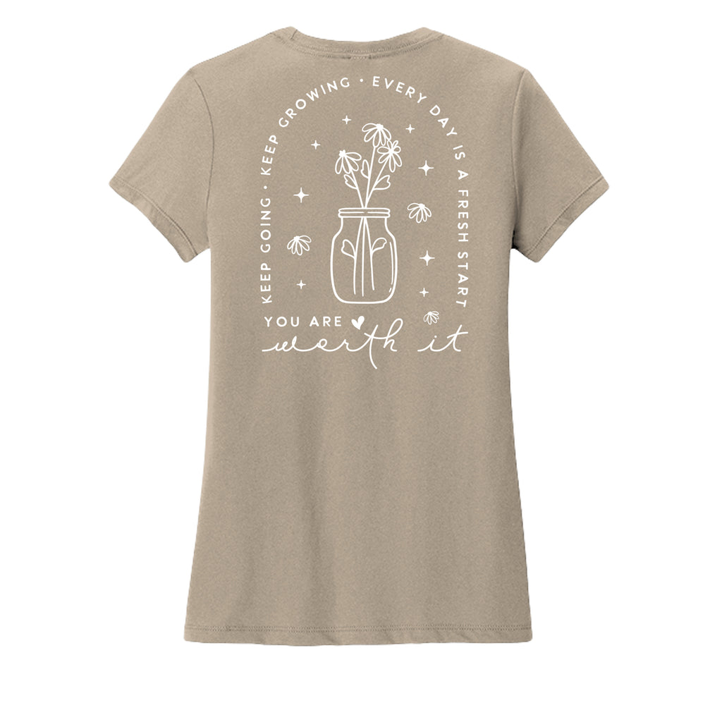 Desert Tan Heather - DM130L - BACK