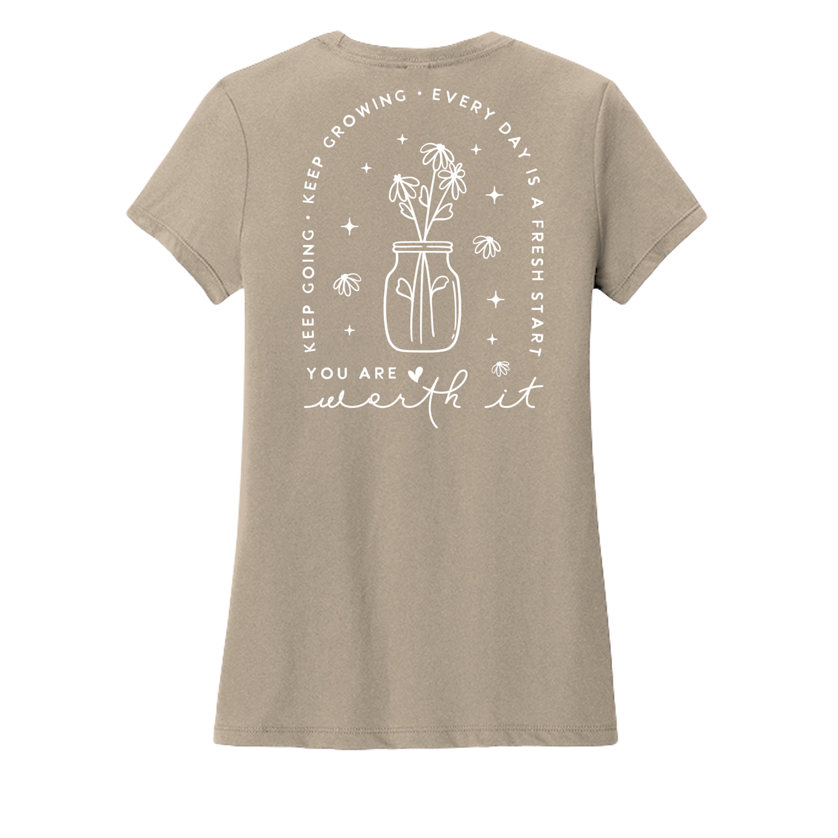 Desert Tan Heather - DM130L - BACK